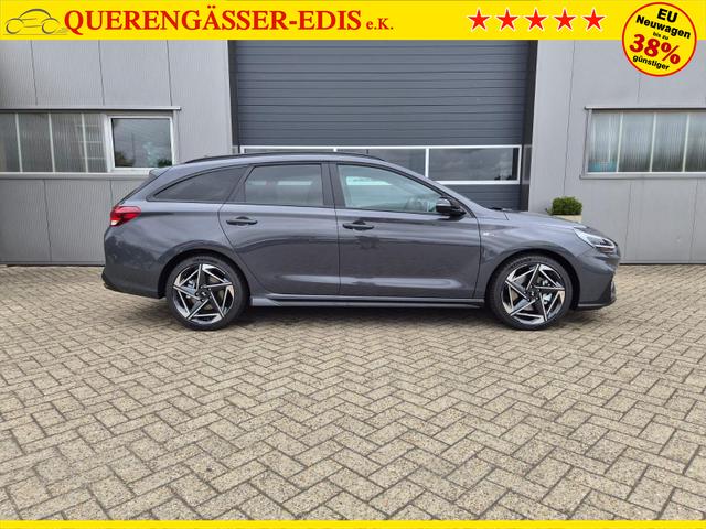 Hyundai i30 Kombi 1.6 T-GDI 150PS Automatik N-Line Sitzheizung Lenkradheizung Klimaautomatik Navi 10,3"-Touchscreen Bluelink Apple CarPlay + Android Auto PDC v+h R&uuml;ckf.Kamera 18-LM 