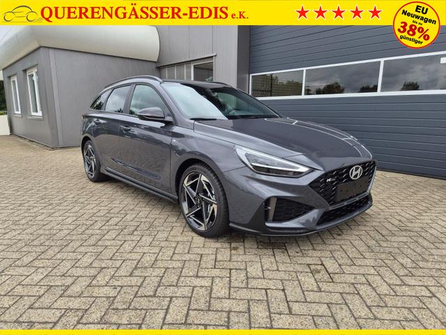Hyundai i30 Kombi 1.6 T-GDI 150PS Automatik N-Line Sitzheizung Lenkradheizung Klimaautomatik Navi 10,3"-Touchscreen Bluelink Apple CarPlay + Android Auto PDC v+h R&uuml;ckf.Kamera 18-LM 