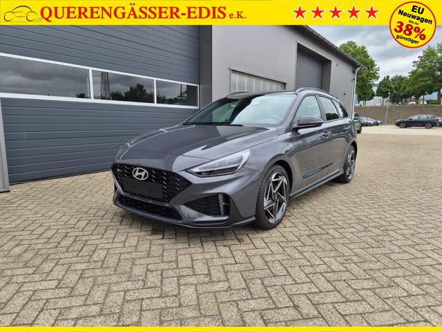 Hyundai i30 Kombi 1.6 T-GDI 150PS Automatik N-Line Sitzheizung Lenkradheizung Klimaautomatik Navi 10,3"-Touchscreen Bluelink Apple CarPlay + Android Auto PDC v+h R&uuml;ckf.Kamera 18-LM 