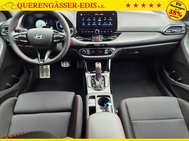 Hyundai i30 Kombi 1.6 T-GDI 150PS Automatik N-Line Sitzheizung Lenkradheizung Klimaautomatik Navi 10,3"-Touchscreen Bluelink Apple CarPlay + Android Auto PDC v+h R&uuml;ckf.Kamera 18-LM 
