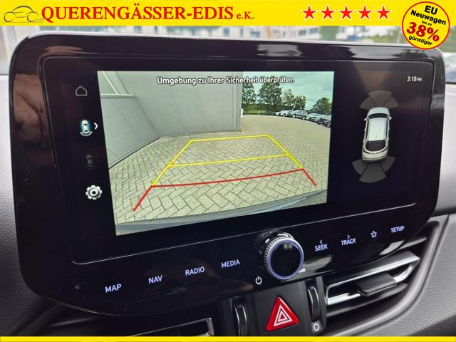Hyundai i30 Kombi 1.6 T-GDI 150PS Automatik N-Line Sitzheizung Lenkradheizung Klimaautomatik Navi 10,3"-Touchscreen Bluelink Apple CarPlay + Android Auto PDC v+h R&uuml;ckf.Kamera 18-LM 