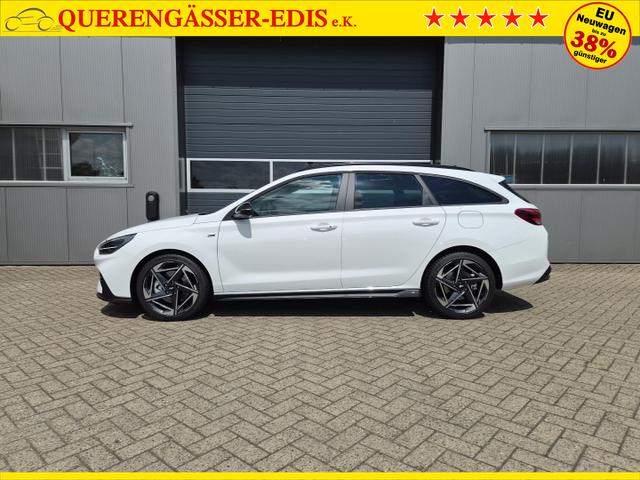Hyundai i30 Kombi 1.6 T-GDI 150PS Automatik N-Line Sitzheizung Lenkradheizung Klimaautomatik Navi 10,3"-Touchscreen Bluelink Apple CarPlay + Android Auto PDC v+h R&uuml;ckf.Kamera 18-LM 