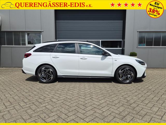 Hyundai i30 Kombi 1.6 T-GDI 150PS Automatik N-Line Sitzheizung Lenkradheizung Klimaautomatik Navi 10,3"-Touchscreen Bluelink Apple CarPlay + Android Auto PDC v+h R&uuml;ckf.Kamera 18-LM 