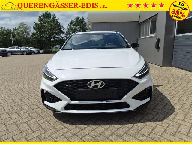Hyundai i30 Kombi 1.6 T-GDI 150PS Automatik N-Line Sitzheizung Lenkradheizung Klimaautomatik Navi 10,3"-Touchscreen Bluelink Apple CarPlay + Android Auto PDC v+h R&uuml;ckf.Kamera 18-LM 