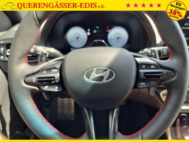 Hyundai i30 Kombi 1.6 T-GDI 150PS Automatik N-Line Sitzheizung Lenkradheizung Klimaautomatik Navi 10,3"-Touchscreen Bluelink Apple CarPlay + Android Auto PDC v+h R&uuml;ckf.Kamera 18-LM 