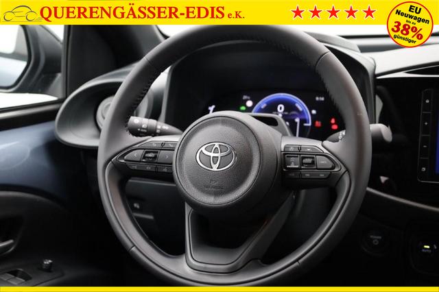Toyota Aygo X Pure 1.5 Hybrid 116PS Automatik Sitzheizung Klimaautomatik R&uuml;ckf.Kamera AbstandsTempomat Nebelscheinw. Multifunktionslenkrad Bluetooth Touchscreen Apple CarPlay + Android Auto 2xKeyless 