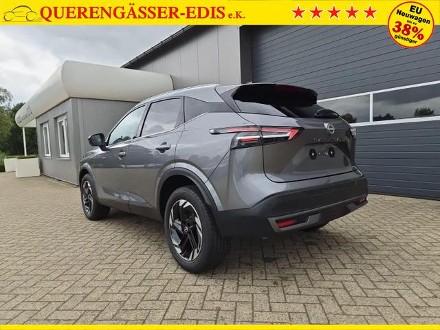 Nissan Qashqai 1.3 DIG-T MHEV 158 PS X-Tronic N-Connecta Teil-Leder PanoGlasdach Klimaautomatik Sitzheizung Lenkradheizung Navi ACC PDC v+h 360&deg;Kamera DAB Bluetooth Touchscreen Apple CarPlay Android Auto 18"LM 