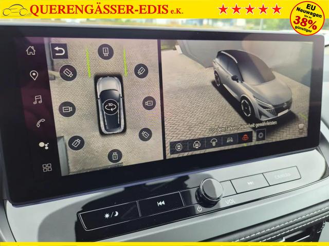 Nissan Qashqai 1.3 DIG-T MHEV 158 PS X-Tronic N-Connecta Teil-Leder PanoGlasdach Klimaautomatik Sitzheizung Lenkradheizung Navi ACC PDC v+h 360&deg;Kamera DAB Bluetooth Touchscreen Apple CarPlay Android Auto 18"LM 
