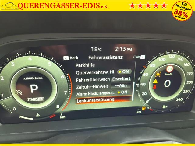 Nissan Qashqai 1.3 DIG-T MHEV 158 PS X-Tronic N-Connecta Teil-Leder PanoGlasdach Klimaautomatik Sitzheizung Lenkradheizung Navi ACC PDC v+h 360&deg;Kamera DAB Bluetooth Touchscreen Apple CarPlay Android Auto 18"LM 