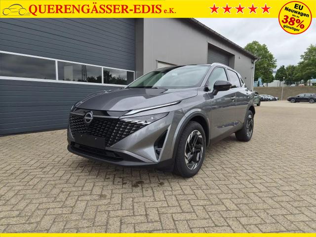 Nissan Qashqai 1.3 DIG-T MHEV 158 PS X-Tronic N-Connecta Teil-Leder PanoGlasdach Klimaautomatik Sitzheizung Lenkradheizung Navi ACC PDC v+h 360&deg;Kamera DAB Bluetooth Touchscreen Apple CarPlay Android Auto 18"LM 