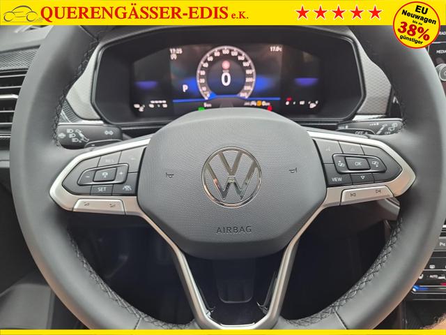 Volkswagen T-Cross 1.0 TSI 116PS DSG Life AHK (abnehmbar) IQ.LIGHT-LED-Matrix Sitzheizung R&uuml;ckf.Kamera Klimaautomatik Abstandstempomat Apple CarPlay Android Auto 