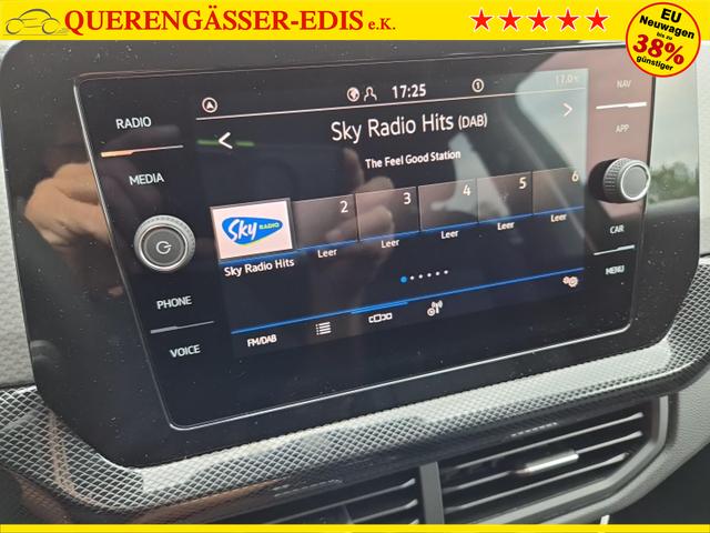 Volkswagen T-Cross 1.0 TSI 116PS DSG Life AHK (abnehmbar) IQ.LIGHT-LED-Matrix Sitzheizung R&uuml;ckf.Kamera Klimaautomatik Abstandstempomat Apple CarPlay Android Auto 