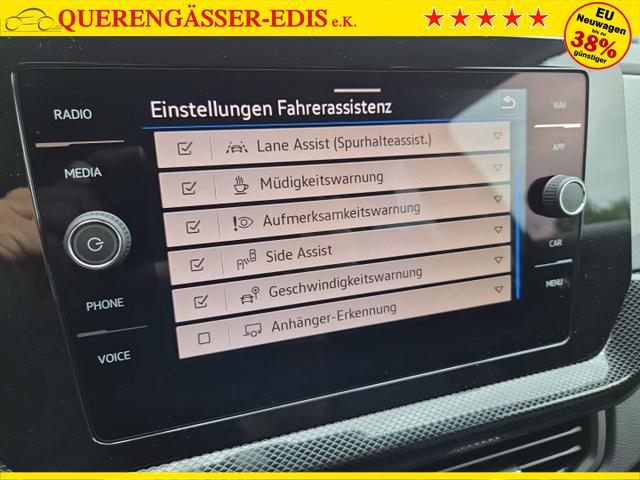 Volkswagen T-Cross 1.0 TSI 116PS DSG Life AHK (abnehmbar) IQ.LIGHT-LED-Matrix Sitzheizung R&uuml;ckf.Kamera Klimaautomatik Abstandstempomat Apple CarPlay Android Auto 