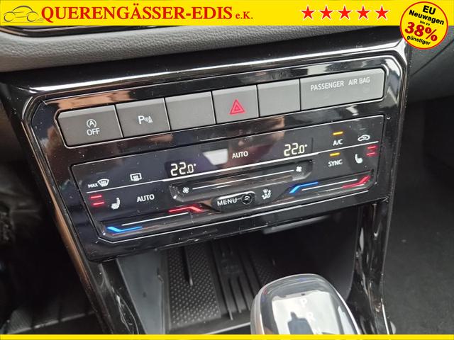 Volkswagen T-Cross 1.0 TSI 116PS DSG Life AHK (abnehmbar) IQ.LIGHT-LED-Matrix Sitzheizung R&uuml;ckf.Kamera Klimaautomatik Abstandstempomat Apple CarPlay Android Auto 