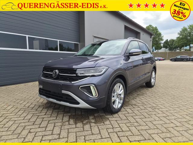 Volkswagen T-Cross 1.0 TSI 116PS DSG Life AHK (abnehmbar) IQ.LIGHT-LED-Matrix Sitzheizung R&uuml;ckf.Kamera Klimaautomatik Abstandstempomat Apple CarPlay Android Auto 