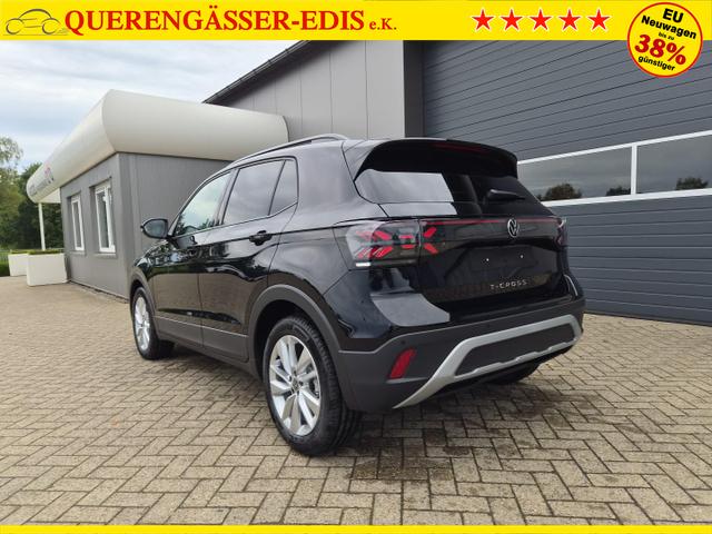 Volkswagen T-Cross 1.0 TSI 116PS DSG Life AHK (abnehmbar) IQ.LIGHT-LED-Matrix Sitzheizung R&uuml;ckf.Kamera Klimaautomatik Abstandstempomat Apple CarPlay Android Auto 