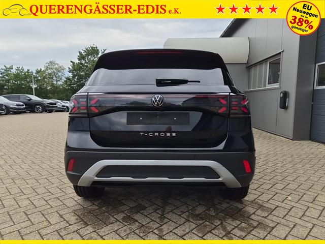 Volkswagen T-Cross 1.0 TSI 116PS DSG Life AHK (abnehmbar) IQ.LIGHT-LED-Matrix Sitzheizung R&uuml;ckf.Kamera Klimaautomatik Abstandstempomat Apple CarPlay Android Auto 