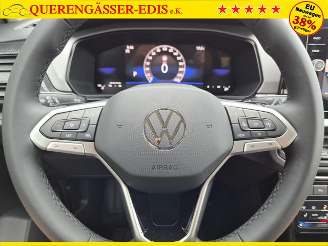 Volkswagen T-Cross 1.0 TSI 116PS DSG Life AHK (abnehmbar) IQ.LIGHT-LED-Matrix Sitzheizung R&uuml;ckf.Kamera Klimaautomatik Abstandstempomat Apple CarPlay Android Auto 