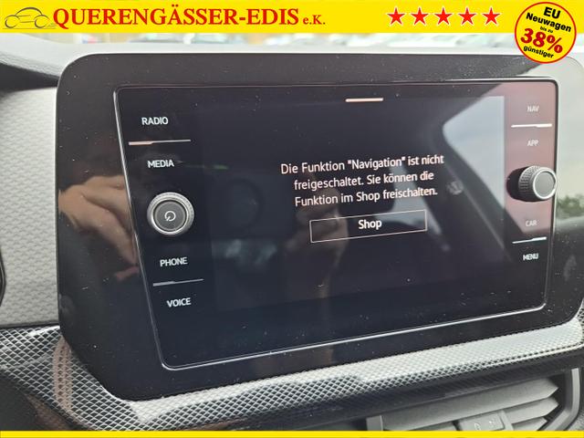 Volkswagen T-Cross 1.0 TSI 116PS DSG Life AHK (abnehmbar) IQ.LIGHT-LED-Matrix Sitzheizung R&uuml;ckf.Kamera Klimaautomatik Abstandstempomat Apple CarPlay Android Auto 