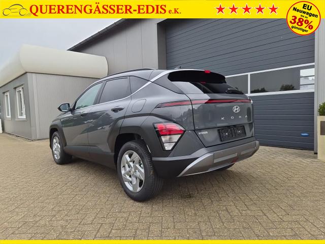 Hyundai KONA Trend 1.6 T-GDI 150PS Automatik Voll-LED-Scheinw. Sitzheizung Lenkradheizung ACC Klimaautomatik Navi Touchscreen DAB+ Apple CarPlay + Android Auto PDC v+h R&uuml;ckf.Kamera 2xKeyless 17-LM 