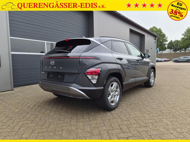 Hyundai KONA Trend 1.6 T-GDI 150PS Automatik Voll-LED-Scheinw. Sitzheizung Lenkradheizung ACC Klimaautomatik Navi Touchscreen DAB+ Apple CarPlay + Android Auto PDC v+h R&uuml;ckf.Kamera 2xKeyless 17-LM 