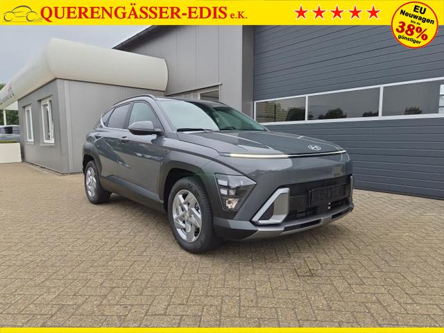 Hyundai KONA Trend 1.6 T-GDI 150PS Automatik Voll-LED-Scheinw. Sitzheizung Lenkradheizung ACC Klimaautomatik Navi Touchscreen DAB+ Apple CarPlay + Android Auto PDC v+h R&uuml;ckf.Kamera 2xKeyless 17-LM 