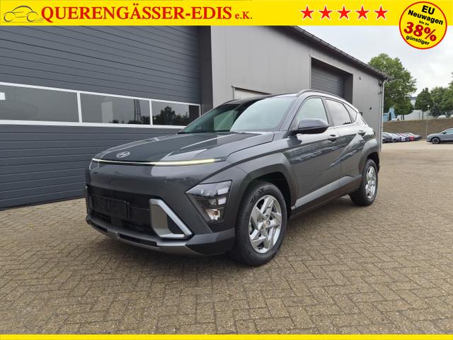 Hyundai KONA Trend 1.6 T-GDI 150PS Automatik Voll-LED-Scheinw. Sitzheizung Lenkradheizung ACC Klimaautomatik Navi Touchscreen DAB+ Apple CarPlay + Android Auto PDC v+h R&uuml;ckf.Kamera 2xKeyless 17-LM 