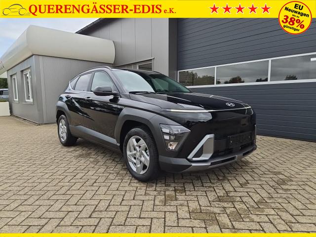 Hyundai KONA Trend 1.6 T-GDI 150PS Automatik Voll-LED-Scheinw. Sitzheizung Lenkradheizung ACC Klimaautomatik Navi Touchscreen DAB+ Apple CarPlay + Android Auto PDC v+h R&uuml;ckf.Kamera 2xKeyless 17-LM 