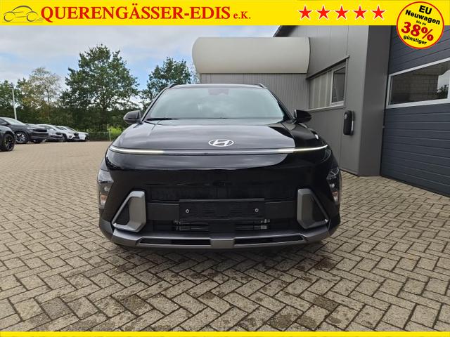 Hyundai KONA Trend 1.6 T-GDI 150PS Automatik Voll-LED-Scheinw. Sitzheizung Lenkradheizung ACC Klimaautomatik Navi Touchscreen DAB+ Apple CarPlay + Android Auto PDC v+h R&uuml;ckf.Kamera 2xKeyless 17-LM 