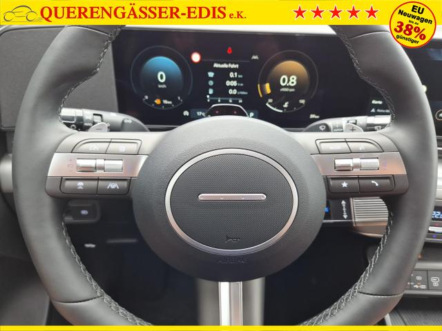 Hyundai KONA Trend 1.6 T-GDI 150PS Automatik Voll-LED-Scheinw. Sitzheizung Lenkradheizung ACC Klimaautomatik Navi Touchscreen DAB+ Apple CarPlay + Android Auto PDC v+h R&uuml;ckf.Kamera 2xKeyless 17-LM 