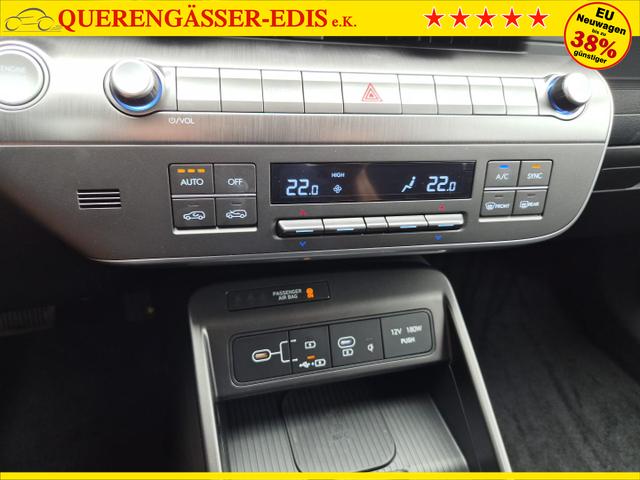 Hyundai KONA Trend 1.6 T-GDI 150PS Automatik Voll-LED-Scheinw. Sitzheizung Lenkradheizung ACC Klimaautomatik Navi Touchscreen DAB+ Apple CarPlay + Android Auto PDC v+h R&uuml;ckf.Kamera 2xKeyless 17-LM 