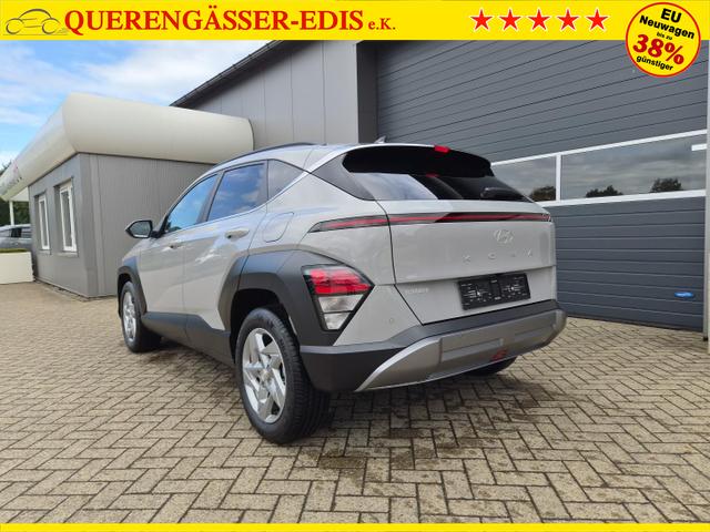 Hyundai KONA Trend 1.6 T-GDI 150PS Automatik Voll-LED-Scheinw. Sitzheizung Lenkradheizung ACC Klimaautomatik Navi Touchscreen DAB+ Apple CarPlay + Android Auto PDC v+h R&uuml;ckf.Kamera 2xKeyless 17-LM 
