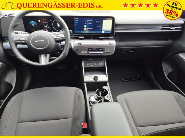 Hyundai KONA Trend 1.6 T-GDI 150PS Automatik Voll-LED-Scheinw. Sitzheizung Lenkradheizung ACC Klimaautomatik Navi Touchscreen DAB+ Apple CarPlay + Android Auto PDC v+h R&uuml;ckf.Kamera 2xKeyless 17-LM 