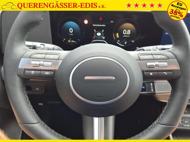 Hyundai KONA Trend 1.6 T-GDI 150PS Automatik Voll-LED-Scheinw. Sitzheizung Lenkradheizung ACC Klimaautomatik Navi Touchscreen DAB+ Apple CarPlay + Android Auto PDC v+h R&uuml;ckf.Kamera 2xKeyless 17-LM 