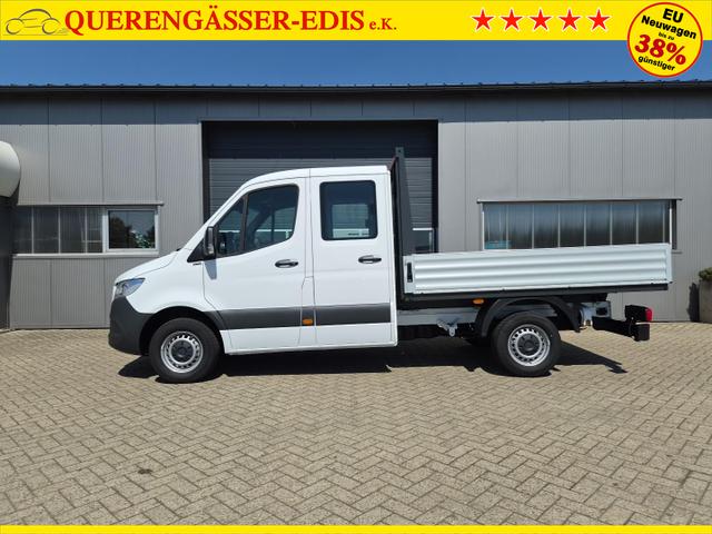 Mercedes-Benz Sprinter 317 Pritsche Doppelkabine L2 2.0 CDi 170PS Automatik Heckantrieb 3,5t 6-Sitzer AHK Klimaautomatik Bluetooth DAB Apple CarPlay Android Auto R&uuml;ckf.Kamera Tempomat Ganzj.Reifen 