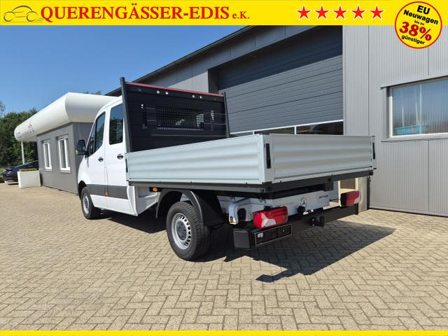 Mercedes-Benz Sprinter 317 Pritsche Doppelkabine L2 2.0 CDi 170PS Automatik Heckantrieb 3,5t 6-Sitzer AHK Klimaautomatik Bluetooth DAB Apple CarPlay Android Auto R&uuml;ckf.Kamera Tempomat Ganzj.Reifen 