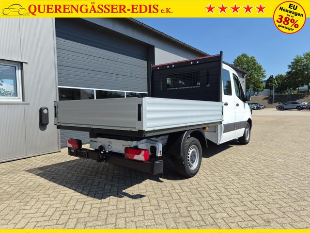 Mercedes-Benz Sprinter 317 Pritsche Doppelkabine L2 2.0 CDi 170PS Automatik Heckantrieb 3,5t 6-Sitzer AHK Klimaautomatik Bluetooth DAB Apple CarPlay Android Auto R&uuml;ckf.Kamera Tempomat Ganzj.Reifen 