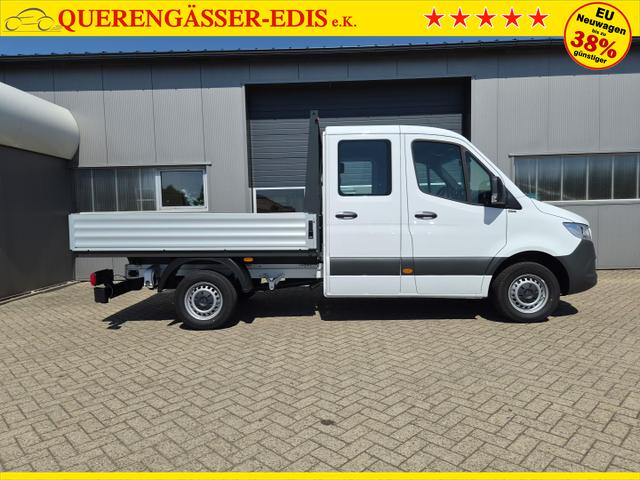 Mercedes-Benz Sprinter 317 Pritsche Doppelkabine L2 2.0 CDi 170PS Automatik Heckantrieb 3,5t 6-Sitzer AHK Klimaautomatik Bluetooth DAB Apple CarPlay Android Auto R&uuml;ckf.Kamera Tempomat Ganzj.Reifen 