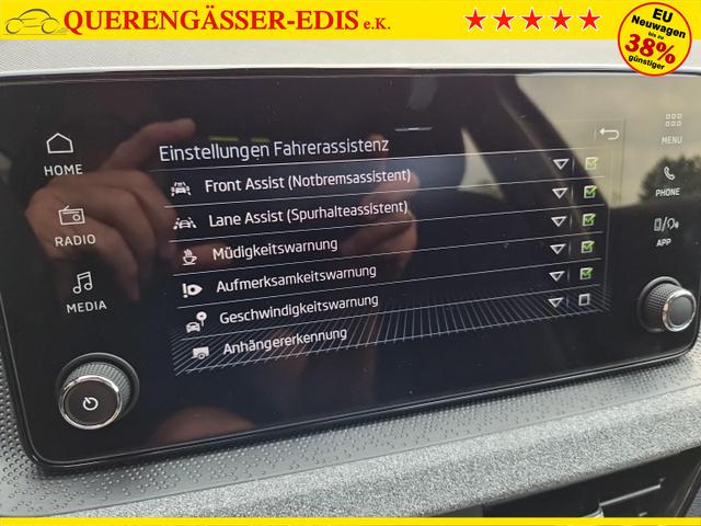 Skoda Scala 1.0 TSI 115PS DSG Selection AHK schwenkb. Klimaautomatik Sitzheizung PDC R&uuml;ckf.Kamera Apple CarPlay Android Auto 