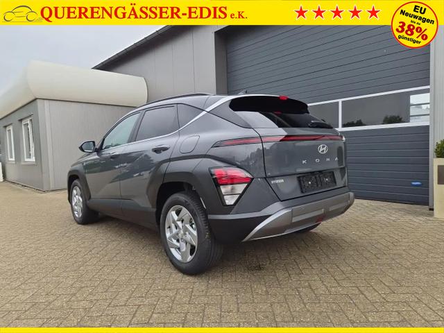 Hyundai KONA Trend 1.6 T-GDI 150PS Automatik Voll-LED-Scheinw. Sitzheizung Lenkradheizung ACC Klimaautomatik Navi Touchscreen DAB+ Apple CarPlay + Android Auto PDC v+h R&uuml;ckf.Kamera 2xKeyless 17-LM 