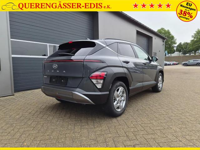 Hyundai KONA Trend 1.6 T-GDI 150PS Automatik Voll-LED-Scheinw. Sitzheizung Lenkradheizung ACC Klimaautomatik Navi Touchscreen DAB+ Apple CarPlay + Android Auto PDC v+h R&uuml;ckf.Kamera 2xKeyless 17-LM 