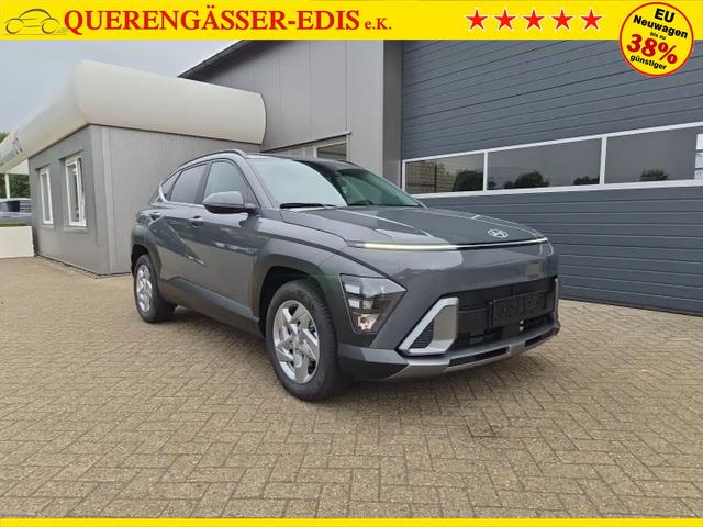 Hyundai KONA Trend 1.6 T-GDI 150PS Automatik Voll-LED-Scheinw. Sitzheizung Lenkradheizung ACC Klimaautomatik Navi Touchscreen DAB+ Apple CarPlay + Android Auto PDC v+h R&uuml;ckf.Kamera 2xKeyless 17-LM 