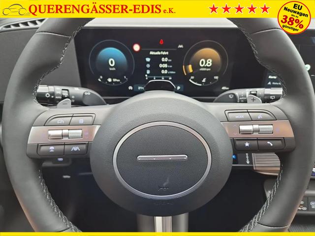 Hyundai KONA Trend 1.6 T-GDI 150PS Automatik Voll-LED-Scheinw. Sitzheizung Lenkradheizung ACC Klimaautomatik Navi Touchscreen DAB+ Apple CarPlay + Android Auto PDC v+h R&uuml;ckf.Kamera 2xKeyless 17-LM 