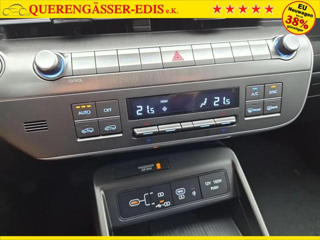 Hyundai KONA Trend 1.6 T-GDI 150PS Automatik Voll-LED-Scheinw. Sitzheizung Lenkradheizung ACC Klimaautomatik Navi Touchscreen DAB+ Apple CarPlay + Android Auto PDC v+h R&uuml;ckf.Kamera 2xKeyless 17-LM 