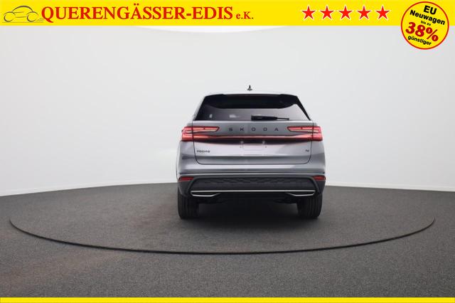 Skoda Kodiaq Sportline 1.5 TSI 204PS PHEV DSG Sitzheizung v+h Frontscheibe beheizb. 20"LM schwenkb. AHK elektr. PanoDach Alcantara PDC R&uuml;ckf.Kamera Klimaautomatik Lenkradheizung Navi Apple CarPlay Android Auto 2xKeyless vollelektr. Reichweite 116KM 