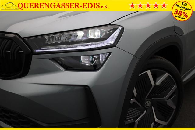 Skoda Kodiaq Sportline 1.5 TSI 204PS PHEV DSG Sitzheizung v+h Frontscheibe beheizb. 20"LM schwenkb. AHK elektr. PanoDach Alcantara PDC R&uuml;ckf.Kamera Klimaautomatik Lenkradheizung Navi Apple CarPlay Android Auto 2xKeyless vollelektr. Reichweite 116KM 