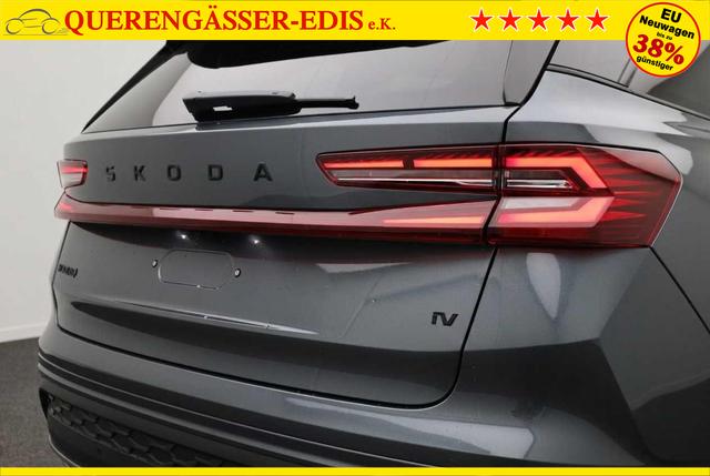 Skoda Kodiaq Sportline 1.5 TSI 204PS PHEV DSG Sitzheizung v+h Frontscheibe beheizb. 20"LM schwenkb. AHK elektr. PanoDach Alcantara PDC R&uuml;ckf.Kamera Klimaautomatik Lenkradheizung Navi Apple CarPlay Android Auto 2xKeyless vollelektr. Reichweite 116KM 