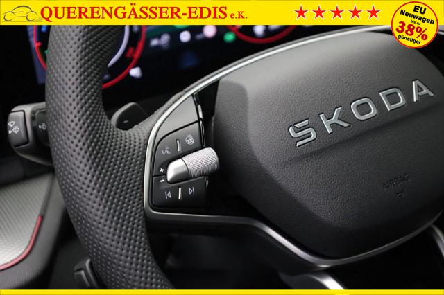 Skoda Kodiaq Sportline 1.5 TSI 204PS PHEV DSG Sitzheizung v+h Frontscheibe beheizb. 20"LM schwenkb. AHK elektr. PanoDach Alcantara PDC R&uuml;ckf.Kamera Klimaautomatik Lenkradheizung Navi Apple CarPlay Android Auto 2xKeyless vollelektr. Reichweite 116KM 