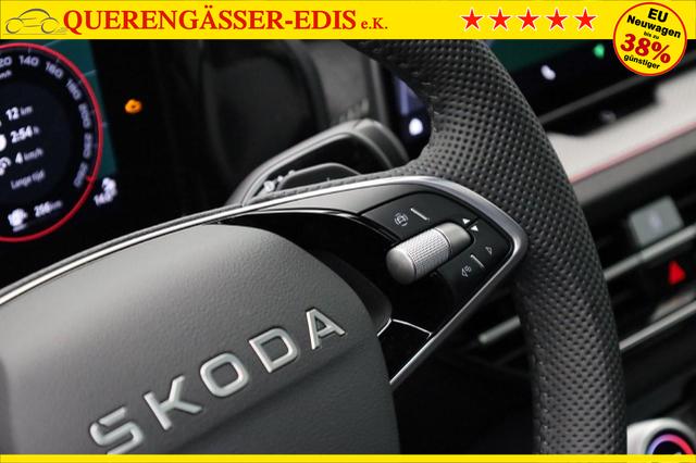 Skoda Kodiaq Sportline 1.5 TSI 204PS PHEV DSG Sitzheizung v+h Frontscheibe beheizb. 20"LM schwenkb. AHK elektr. PanoDach Alcantara PDC R&uuml;ckf.Kamera Klimaautomatik Lenkradheizung Navi Apple CarPlay Android Auto 2xKeyless vollelektr. Reichweite 116KM 
