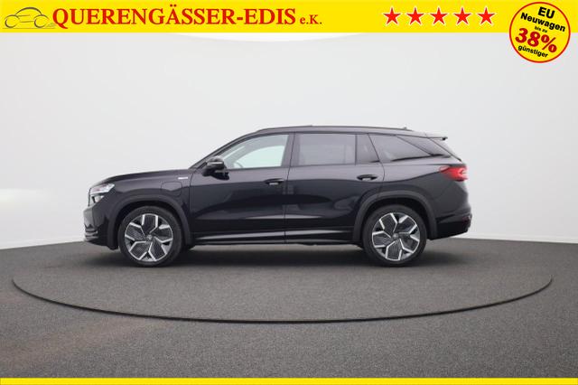 Skoda Kodiaq Sportline 1.5 TSI 204PS PHEV DSG Sitzheizung v+h Frontscheibe beheizb. 20"LM schwenkb. AHK elektr. PanoDach Alcantara PDC R&uuml;ckf.Kamera Klimaautomatik Lenkradheizung Navi Apple CarPlay Android Auto 2xKeyless vollelektr. Reichweite 116KM 